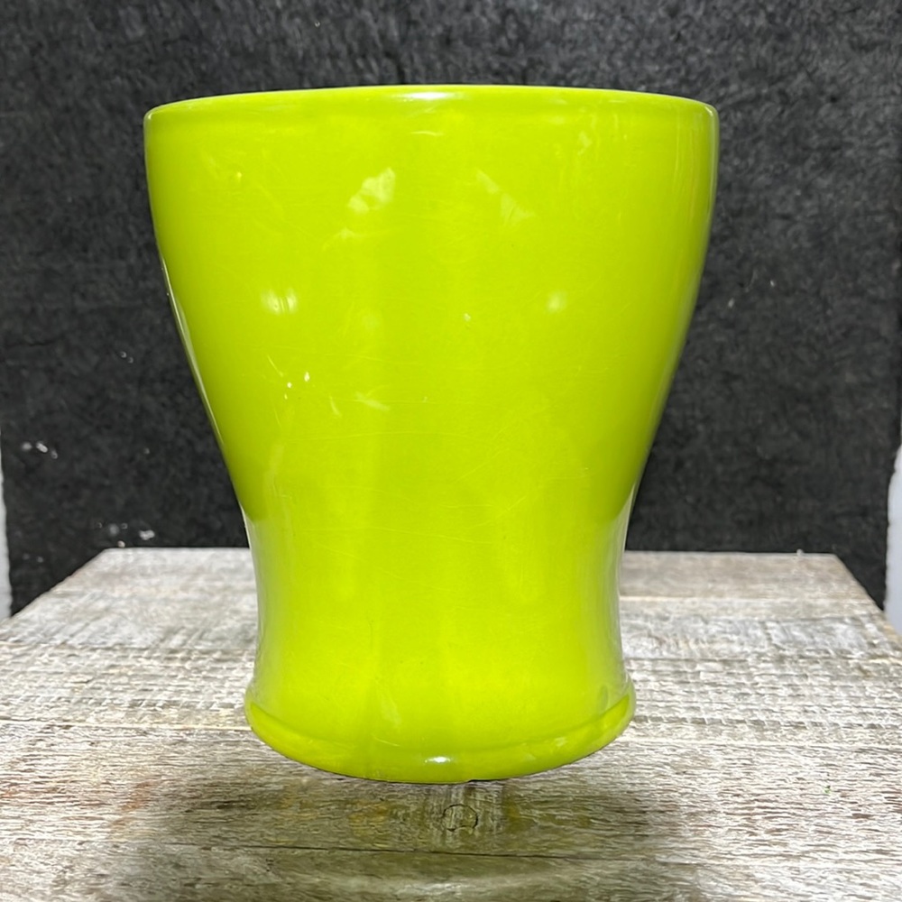 Lime Green Vase 5 inches tall